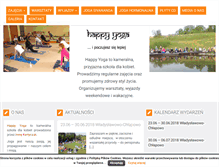 Tablet Screenshot of happyyoga.pl